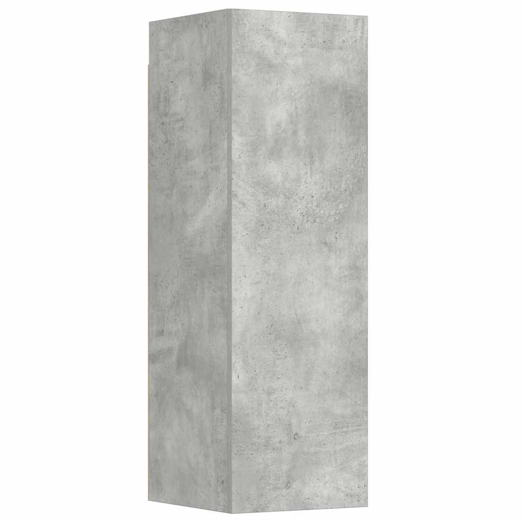 3 Piece TV Cabinet Set Concrete Grey Engineered Wood