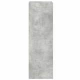 5 Piece TV Cabinet Set Concrete Grey Engineered Wood - Low Angle