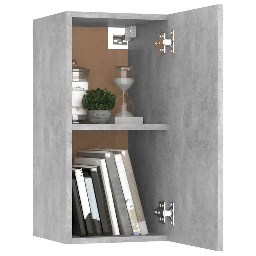 3 Piece TV Cabinet Set Concrete Grey Engineered Wood