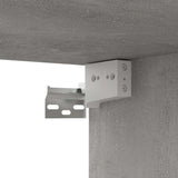 8 Piece TV Cabinet Set Concrete Grey Engineered Wood - Extra Image