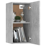 7 Piece TV Cabinet Set Concrete Grey Engineered Wood - 45-Degree Angle