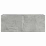 8 Piece TV Cabinet Set Concrete Grey Engineered Wood