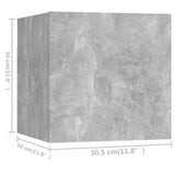 7 Piece TV Cabinet Set Concrete Grey Engineered Wood