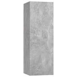 TV Cabinets 4 pcs Concrete Grey 30.5x30x90 cm Engineered Wood - Top-Down View