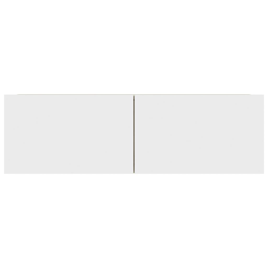 TV Cabinets 4 pcs White and Sonoma Oak 100x30x30 cm Engineered Wood