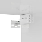 4 Piece TV Cabinet Set High Gloss White 100x30x30 cm Engineered Wood