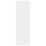 8 Piece TV Cabinet Set High Gloss White Engineered Wood - Rear View