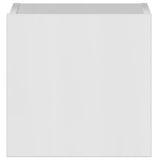 5 Piece TV Cabinet Set High Gloss White Engineered Wood - Extra Image