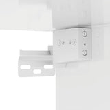 6 Piece TV Cabinet Set High Gloss White Engineered Wood