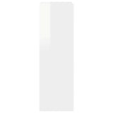 8 Piece TV Cabinet Set High Gloss White Engineered Wood