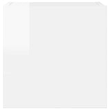 8 Piece TV Cabinet Set High Gloss White Engineered Wood - Extra Image