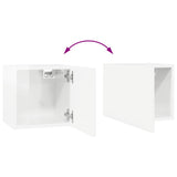 8 Piece TV Cabinet Set High Gloss White Engineered Wood