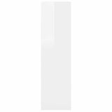 8 Piece TV Cabinet Set High Gloss White Engineered Wood - 45-Degree Angle