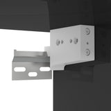 TV Cabinets 4 pcs High Gloss Black 60x30x30 cm Engineered Wood