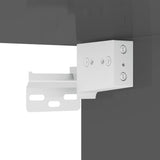 6 Piece TV Cabinet Set High Gloss Grey Engineered Wood - Extra Image