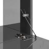 6 Piece TV Cabinet Set High Gloss Grey Engineered Wood - Extra Image