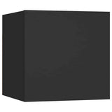 Bedside Cabinet Black 30,5x30x30 cm Engineered Wood