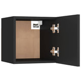 Bedside Cabinet Black 30,5x30x30 cm Engineered Wood