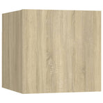 Bedside Cabinet Sonoma Oak 30,5x30x30 cm Engineered Wood