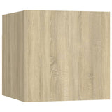 Bedside Cabinet Sonoma Oak 30.5x30x30 cm Engineered Wood - Front View