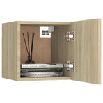 Bedside Cabinet Sonoma Oak 30,5x30x30 cm Engineered Wood