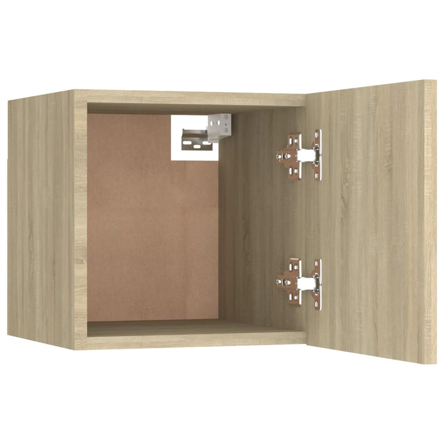 Bedside Cabinet Sonoma Oak 30,5x30x30 cm Engineered Wood