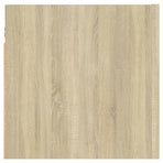 Bedside Cabinet Sonoma Oak 30,5x30x30 cm Engineered Wood