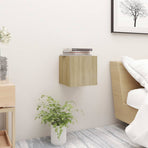 Bedside Cabinets 2 pcs Sonoma Oak 30,5x30x30 cm Engineered Wood