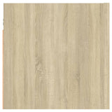 Bedside Cabinets 2 pcs Sonoma Oak 30.5x30x30 cm Engineered Wood - Close-Up Angle