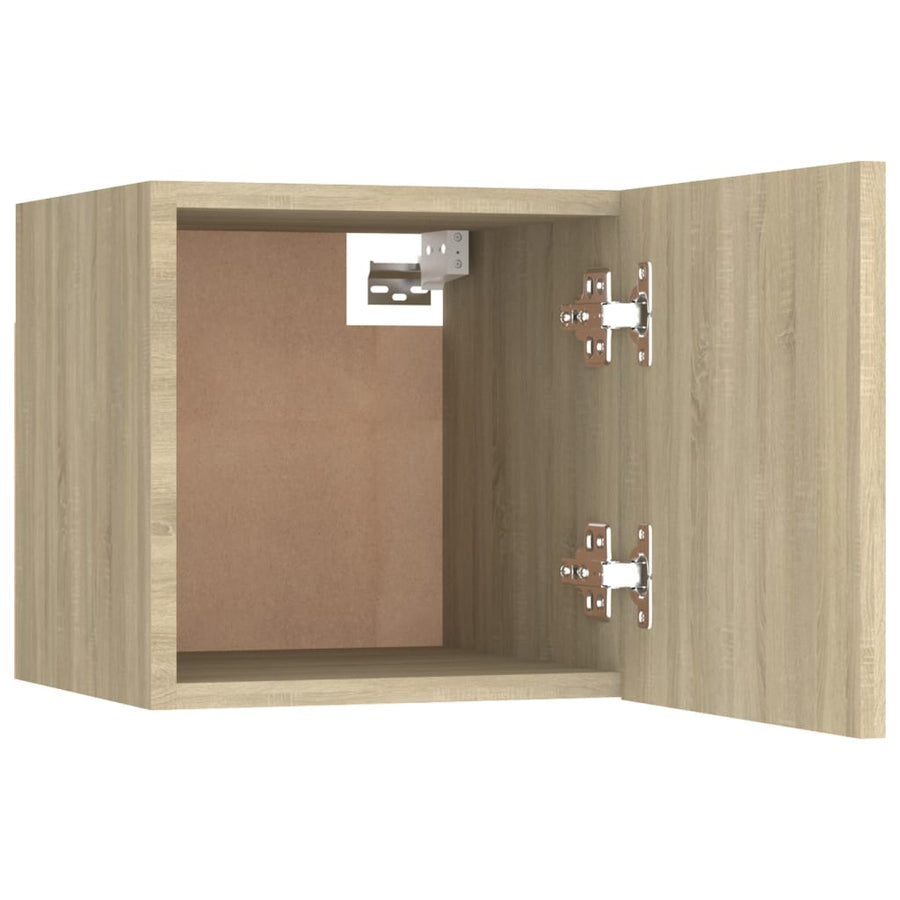Bedside Cabinets 2 pcs Sonoma Oak 30,5x30x30 cm Engineered Wood