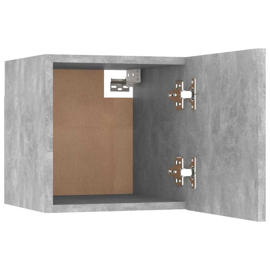 Bedside Cabinets 2 pcs Concrete Grey 30.5x30x30 cm