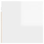 Bedside Cabinet High Gloss White 30,5x30x30 cm Engineered Wood