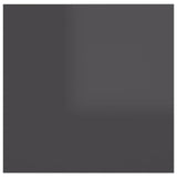Bedside Cabinet High Gloss Grey 30.5x30x30 cm Engineered Wood - 45-Degree Angle