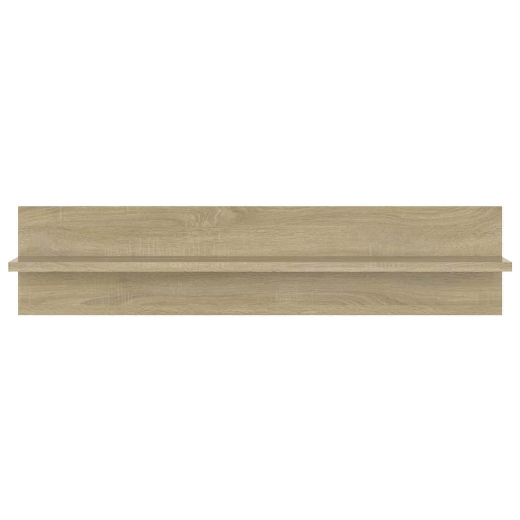 Wall Shelves 4 pcs Sonoma Oak 80x11.5x18 cm Engineered Wood