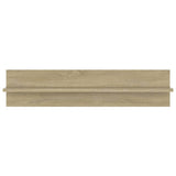 Wall Shelves 4 pcs Sonoma Oak 80x11.5x18 cm Engineered Wood - Top-Down View