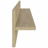 Wall Shelves 4 pcs Sonoma Oak 80x11.5x18 cm Engineered Wood