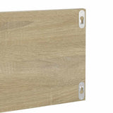 Wall Shelves 4 pcs Sonoma Oak 80x11.5x18 cm Engineered Wood - Rear View
