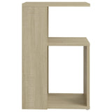 Side Table Sonoma Oak 36x30x56 cm Engineered Wood - Top-Down View