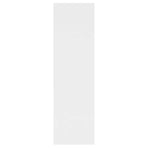 Wall Shelf White 75x16x55 cm Engineered Wood