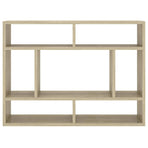 Wall Shelf Sonoma Oak 75x16x55 cm Engineered Wood