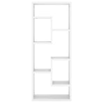 Wall Shelf White 36x16x90 cm Engineered Wood