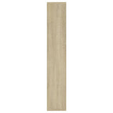 Wall Shelf Sonoma Oak 36x16x90 cm Engineered Wood - 45-Degree Angle