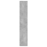 Wall Shelf Concrete Grey 36x16x90 cm Engineered Wood - 45-Degree Angle