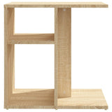 Side Table Sonoma Oak 50x30x50 cm Engineered Wood - 45-Degree Angle