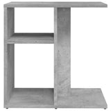 Side Table Concrete Grey 50x30x50 cm Engineered Wood