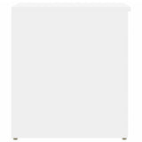 Storage Chest White 84x42x46 cm Engineered Wood