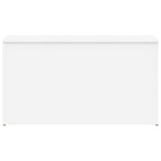 Storage Chest White 84x42x46 cm Engineered Wood