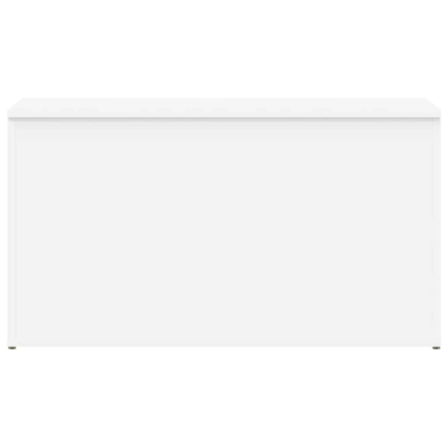 Storage Chest White 84x42x46 cm Engineered Wood