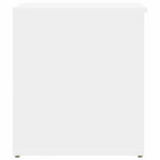 Storage Chest White 84x42x46 cm Engineered Wood