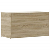 Storage Chest Sonoma Oak 84x42x46 cm Engineered Wood - Rear View